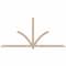 Ekena Millwork Redmond Smooth Timber Gable Bracket, Douglas Fir, 108"W x 49"H x 1 1/2"D x 3 1/2"F, 11/12 Pitch GBW108X49X0204RED00SDF - alternate 1